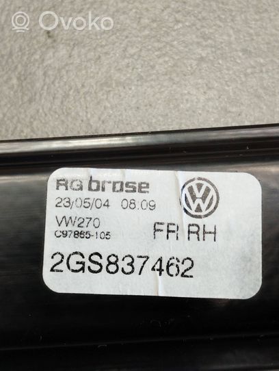 Volkswagen Polo VI AW Mécanisme de lève-vitre avant sans moteur 2GS837462