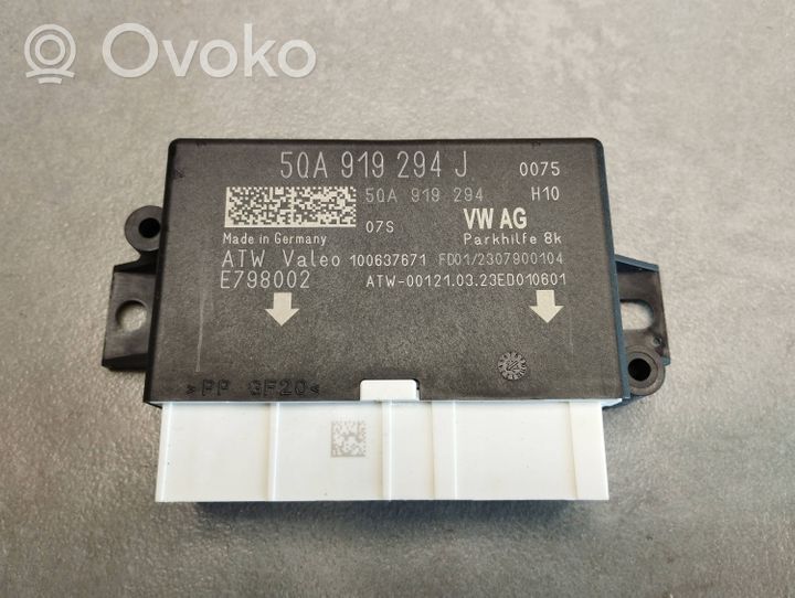 Volkswagen Polo VI AW Unité de commande, module PDC aide au stationnement 5QA919294J