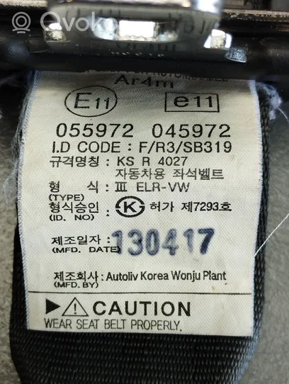 Hyundai ix35 Ceinture de sécurité arrière centrale (siège) 055972