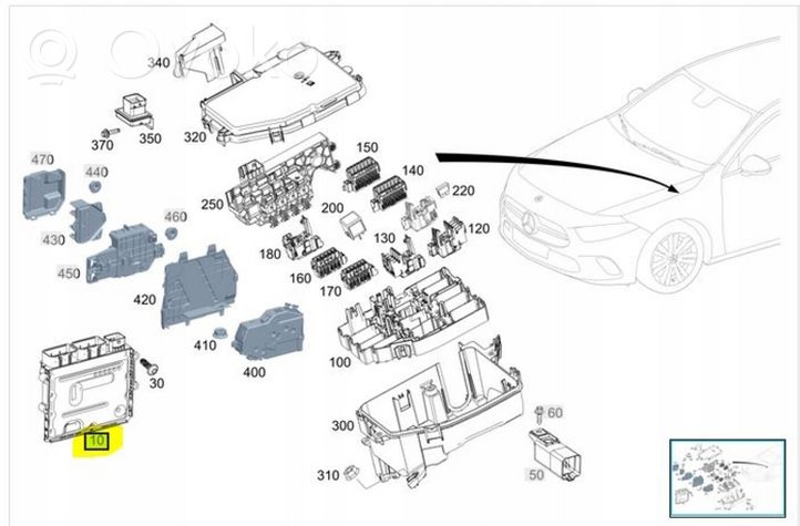 Mercedes-Benz C W204 Calculateur moteur ECU A2769007500