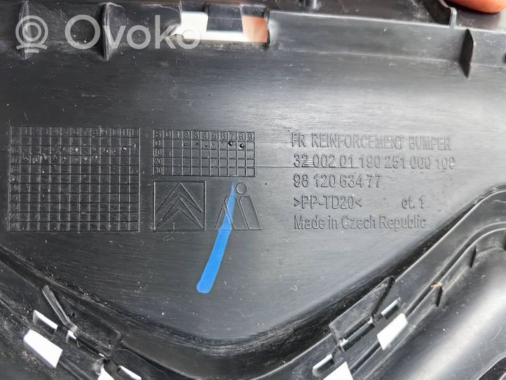 Citroen C3 Griglia superiore del radiatore paraurti anteriore 9812063477