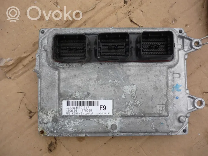 Honda Jazz Unité de commande, module ECU de moteur 