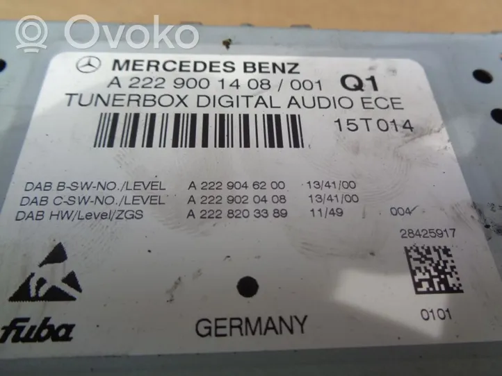 Mercedes-Benz S W222 Wzmacniacz audio A2229001408