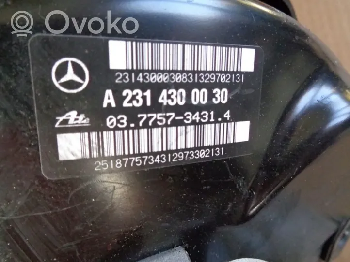 Mercedes-Benz SL R231 Bremžu vakuuma pastiprinātājs A2314300030