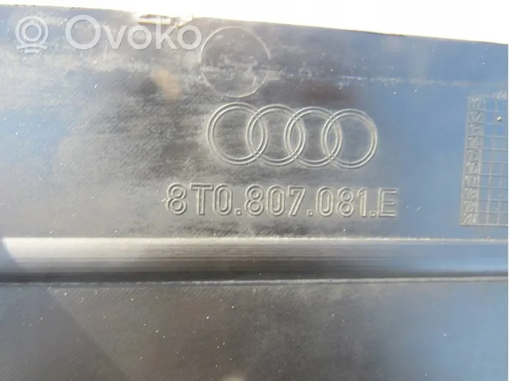 Audi A5 8T 8F Plaque avant support serrure de capot 8T0807081E