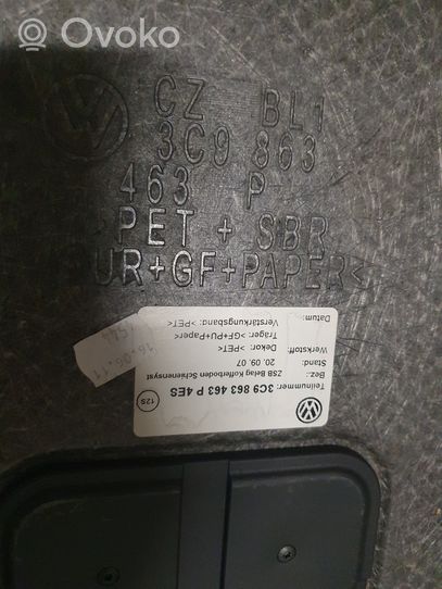 Volkswagen PASSAT B7 Wykładzina podłogowa bagażnika 3C9863463P