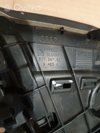 Audi A3 S3 8V Maskownica głośnika drzwi tylnych 8V7867651