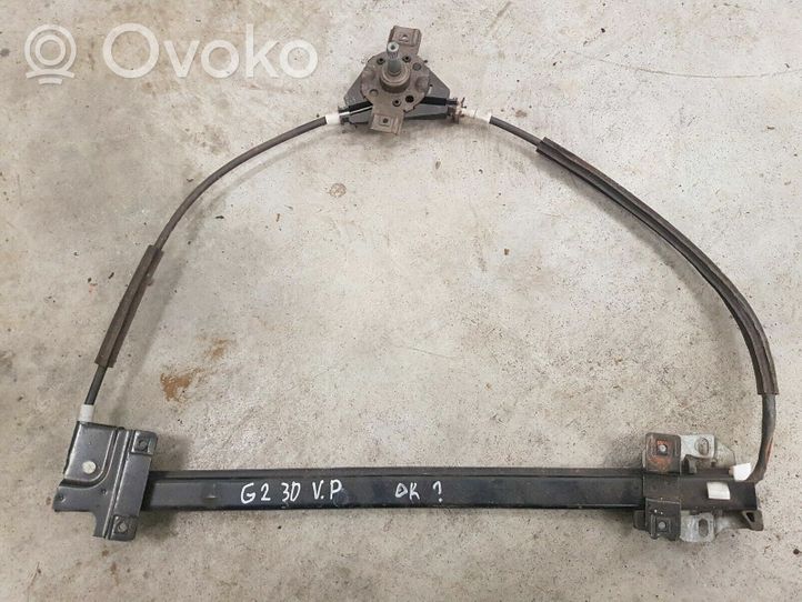 Volkswagen Golf II Front door manual window regulator 191837401B