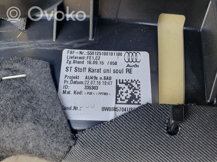 Audi A4 S4 B9 Poszycie fotela 8W0885704