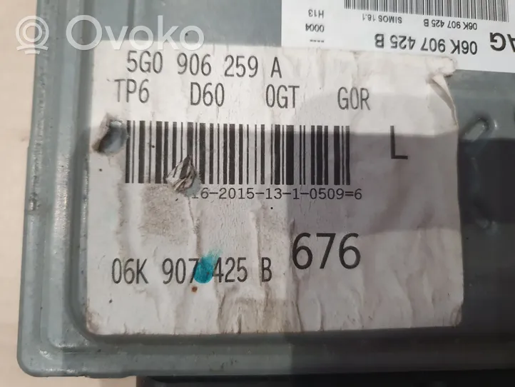 Audi A3 S3 8V Sterownik / Moduł ECU 06K907425B