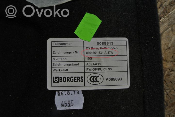 Audi Q5 SQ5 Bagažinės kilimas 8R0861531A