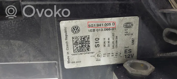 Volkswagen Golf VII Faro/fanale 5G1941005D