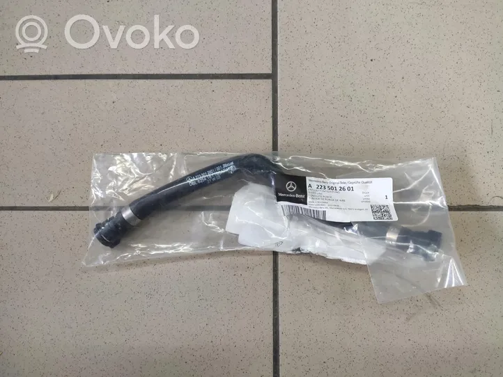 Mercedes-Benz S W223 Engine coolant pipe/hose A2235012601