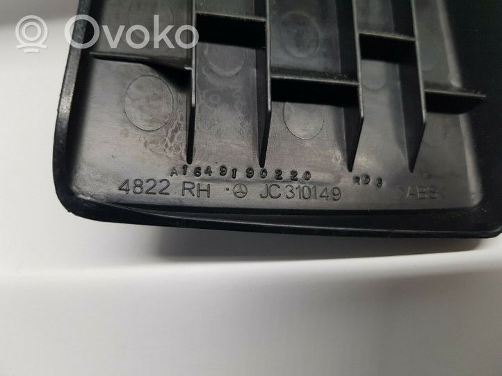 Mercedes-Benz ML W164 Slidės apdaila galinės sėdynės A1649190220