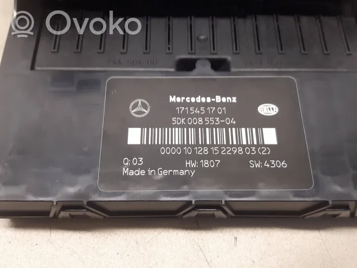 Mercedes-Benz SLK R171 Ramka / Moduł bezpieczników 1715451701