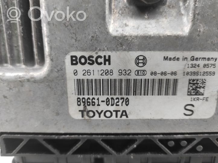 Toyota Yaris Moottorin ohjainlaite/moduuli 