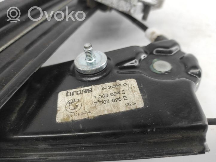 BMW 6 E63 E64 Front window lifting mechanism without motor 