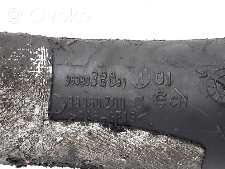 Citroen C5 Rura / Wąż dolotowy powietrza turbiny 9638038080