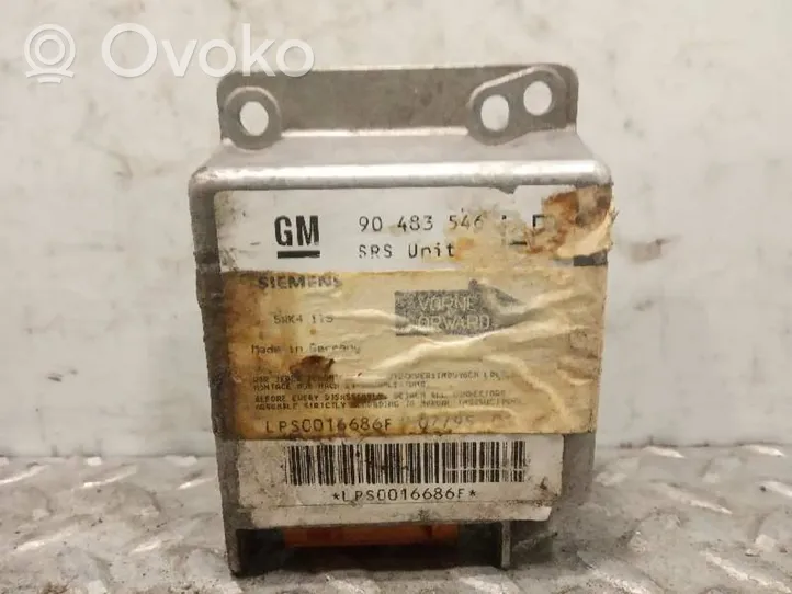 Opel Corsa B Module de contrôle airbag 90483546