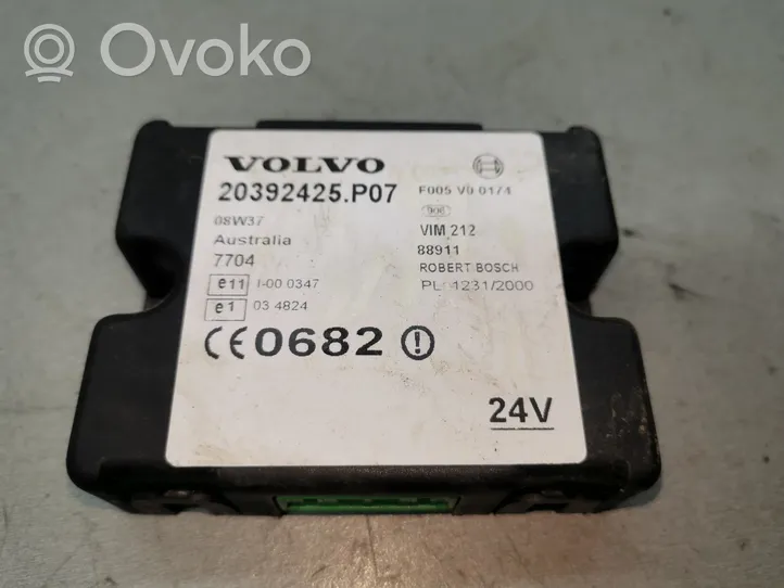 Volvo 440 Ajonestolaitteen ohjainlaite/moduuli 20392425