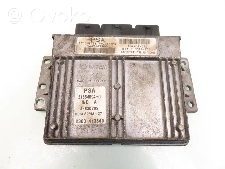 Citroen C5 Calculateur moteur ECU 9644674580