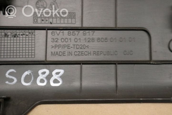 Skoda Fabia Mk3 (NJ) Garniture panneau inférieur de tableau de bord 6V1857917
