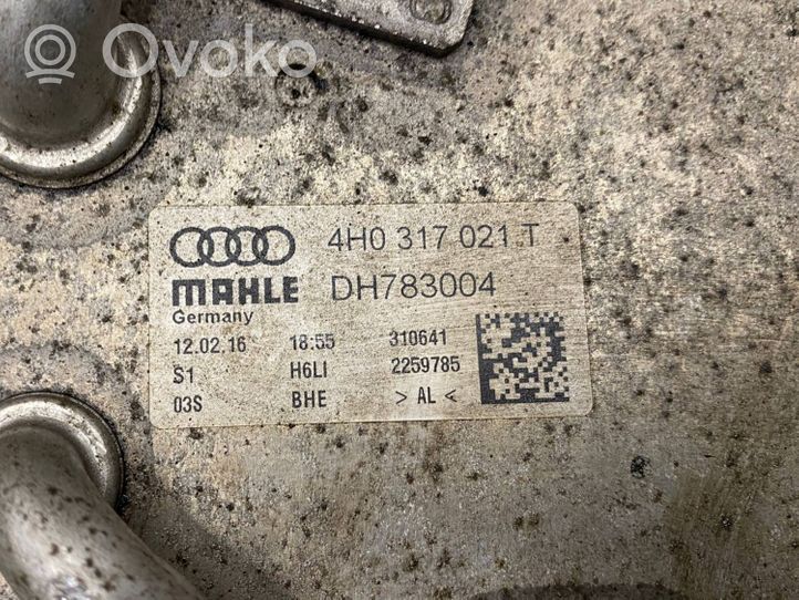 Audi RS6 C7 Pavarų dėžės tepalo radiatorius 4H0317021T