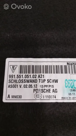 Porsche 911 991 Muu vararenkaan verhoilun elementti 99155105102
