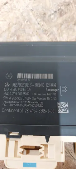 Mercedes-Benz C W205 Modulo di controllo sedile A2059006502