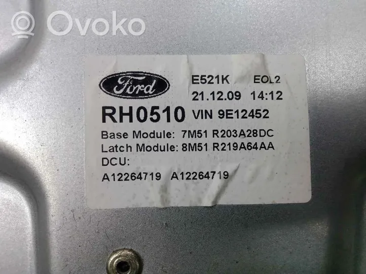 Ford Kuga I Etuoven sähkökäyttöinen ikkunan nostin 7M51R045H16A