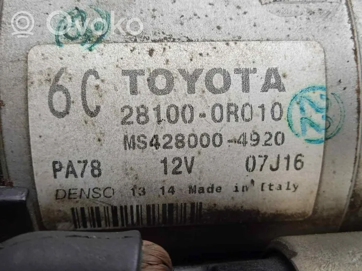 Toyota Avensis T250 Motorino d’avviamento 