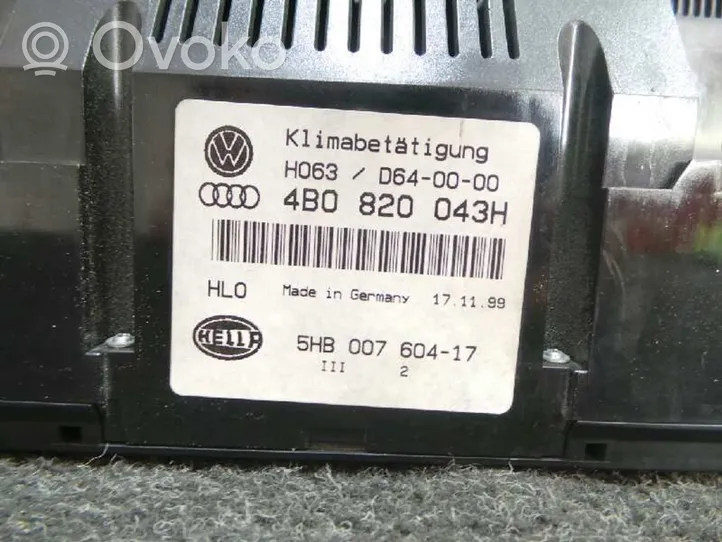 Audi A6 Allroad C5 Ilmastoinnin ohjainlaite 