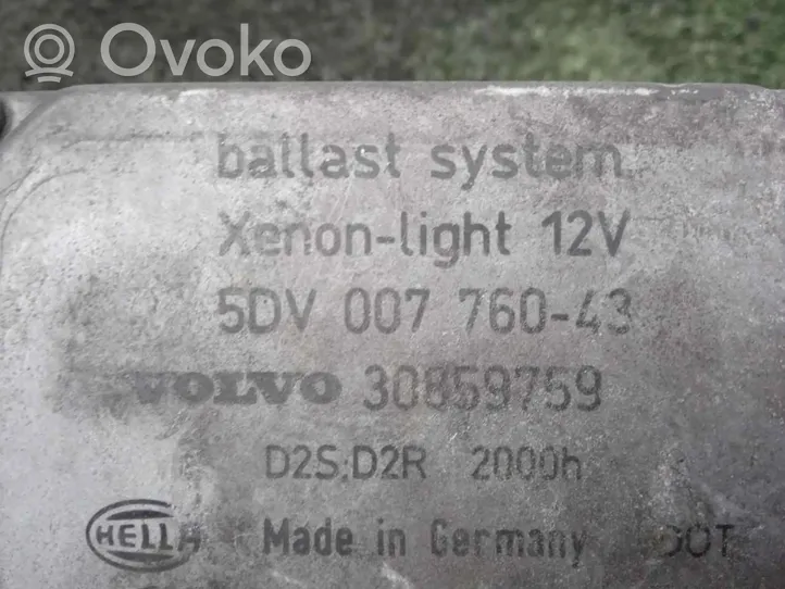 Volvo S40, V40 Unité de commande / module Xénon 