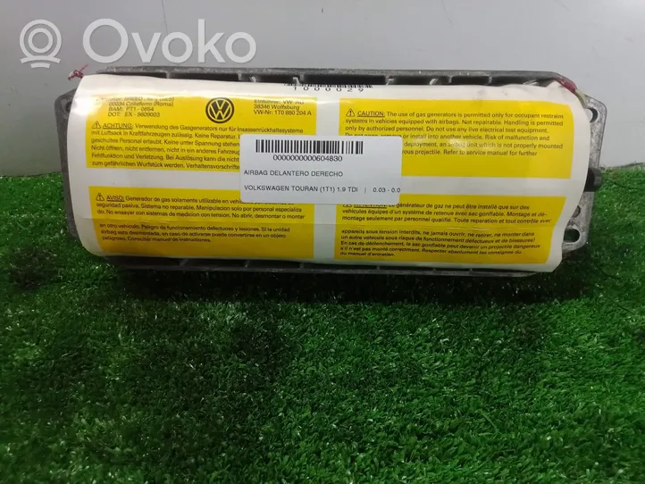 Volkswagen Touran I Poduszka powietrzna Airbag boczna 1T0880204A