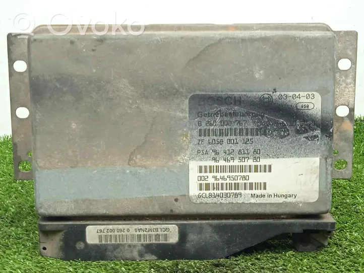 Peugeot 607 Module de contrôle de boîte de vitesses ECU 