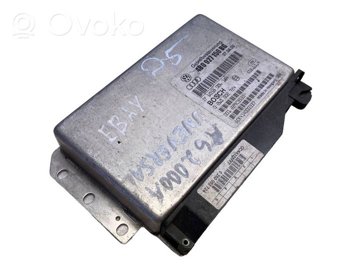 Audi A6 S6 C5 4B Module de contrôle de boîte de vitesses ECU 4B0927156BG