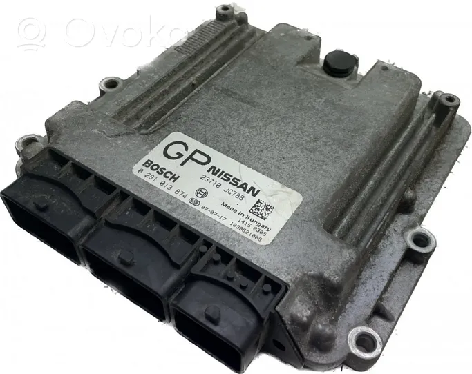 Nissan X-Trail T31 Calculateur moteur ECU 0281013874