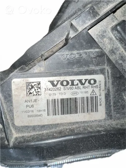 Volvo S60 Etu-/Ajovalo 