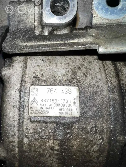 Peugeot 308 Ilmastointilaitteen kompressorin pumppu (A/C) 