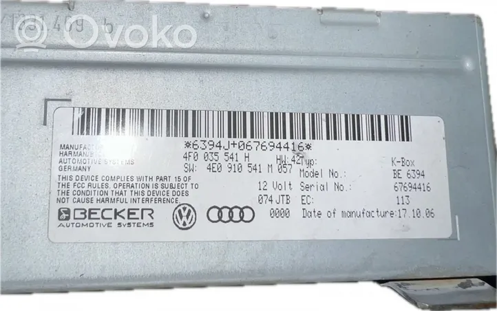 Audi A6 S6 C6 4F Amplificatore 