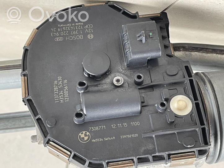 BMW 5 GT F07 Mechanizm i silniczek wycieraczek szyby przedniej / czołowej 7308771