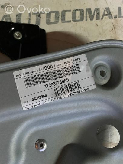 Volkswagen Touran I Meccanismo di sollevamento del finestrino anteriore senza motorino 1T2837730AN