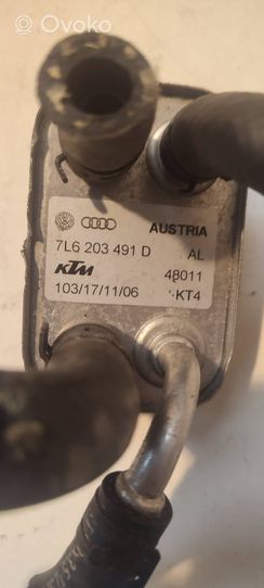 Audi Q7 4L Refroidisseur de carburant, radiateur 7L6203491D