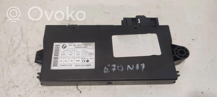 BMW X5 E70 Module confort 9227106