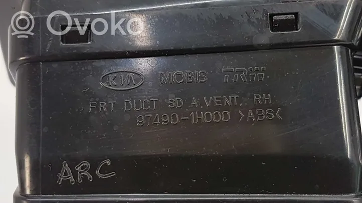 KIA Pro Cee'd I Dysze / Kratki środkowego nawiewu deski rozdzielczej 974901H000EQ