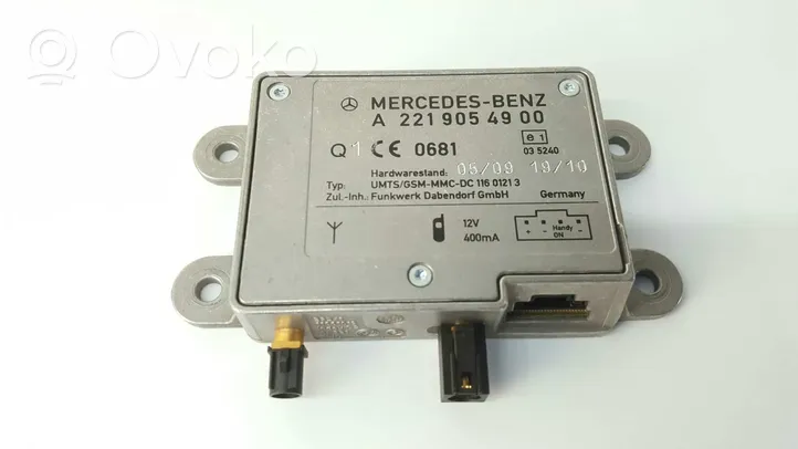 Mercedes-Benz S W221 Sonstige Steuergeräte / Module A2219055000