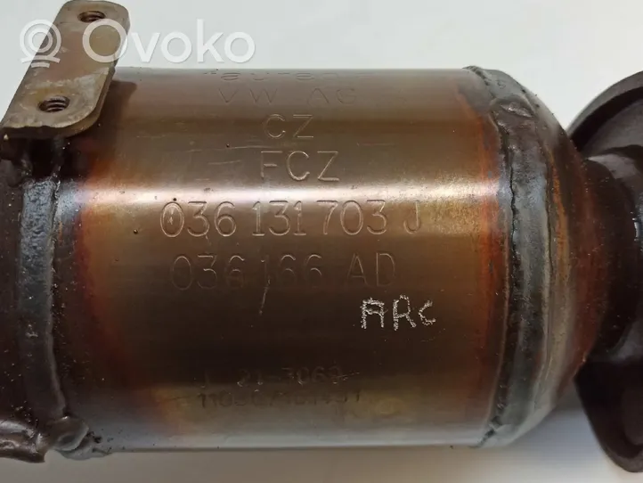 Volkswagen Golf VI Filtro antiparticolato catalizzatore/FAP/DPF 036166AD