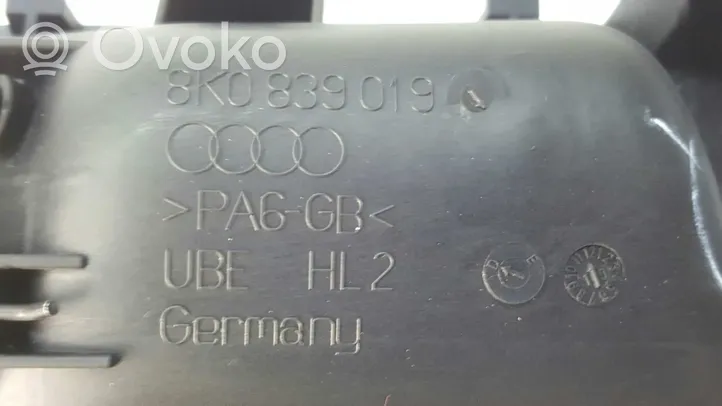 Audi A5 Sportback 8TA Priekinė atidarymo rankenėlė vidinė 8K0839019E