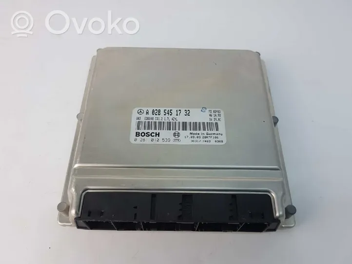 Mercedes-Benz Vaneo W414 Galios (ECU) modulis 0281010539