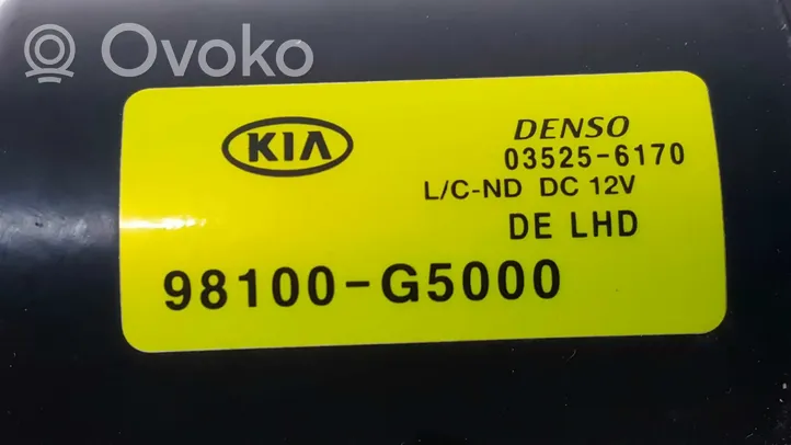KIA Niro Front wiper linkage and motor 98100-G5000